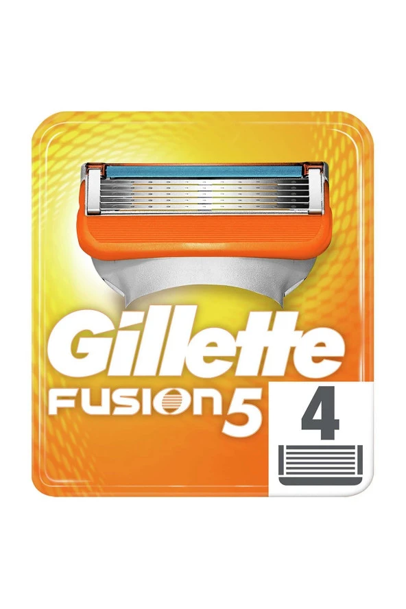 GİLLETTE Fusion Yedek Tıraş Bıçağı 4'lü