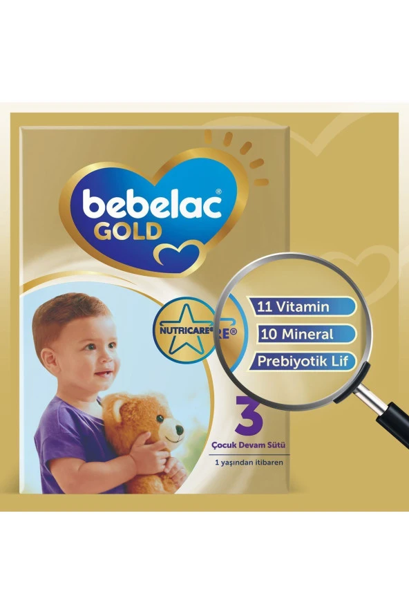 BEBELAC Gold 3 Devam Sütü 800 gr - 4