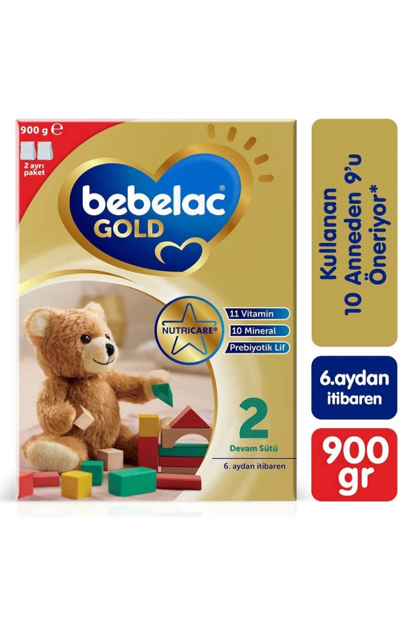 BEBELAC Gold 2 Çocuk Devam Sütü 900 gr - 2