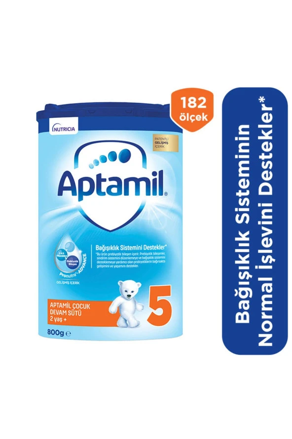 APTAMİL 5 Çocuk Devam Sütü 800 G 2 Yaş Akıllı Kutu
