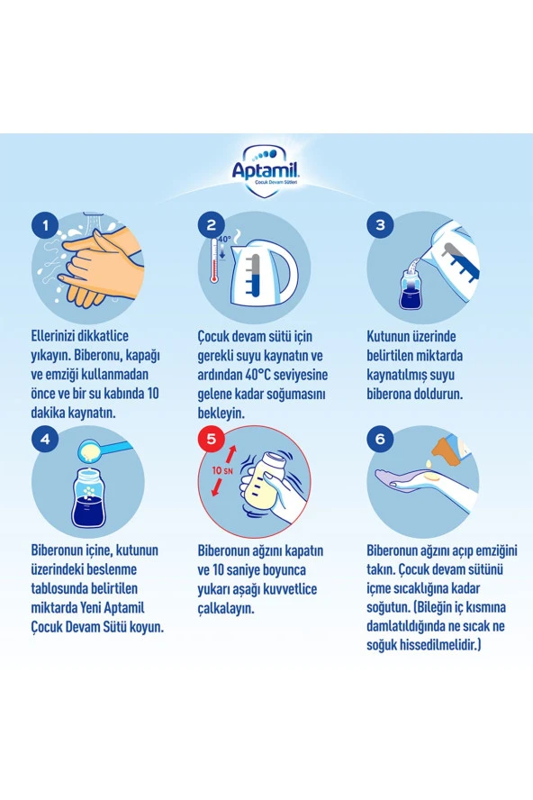 APTAMİL 1 Bebek Sütü 800 G 0-6 Ay Akıllı Kutu - 4