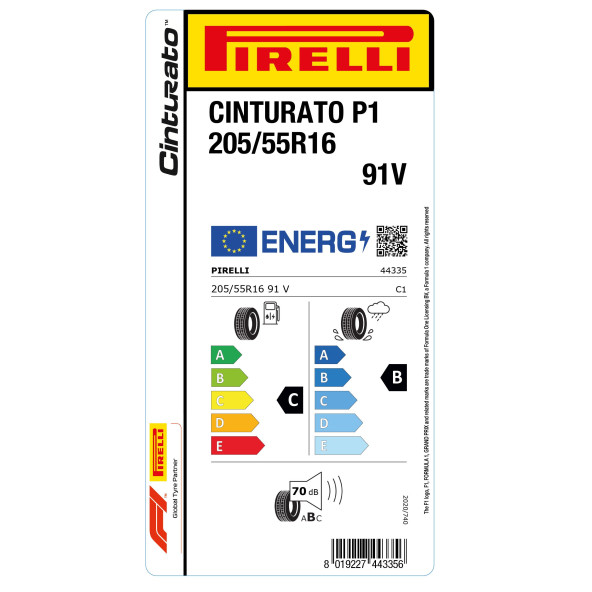 Pirelli 205/55 R16 91V Cinturato P1 Yaz Lastiği 2025 - 4