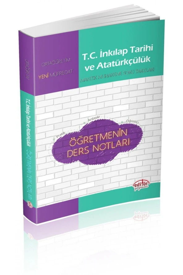 Ortaöğretim T.c. İnkılap Tarihi Ve Atatürkçülük Öğretmenin Ders Notları ürün görseli 1