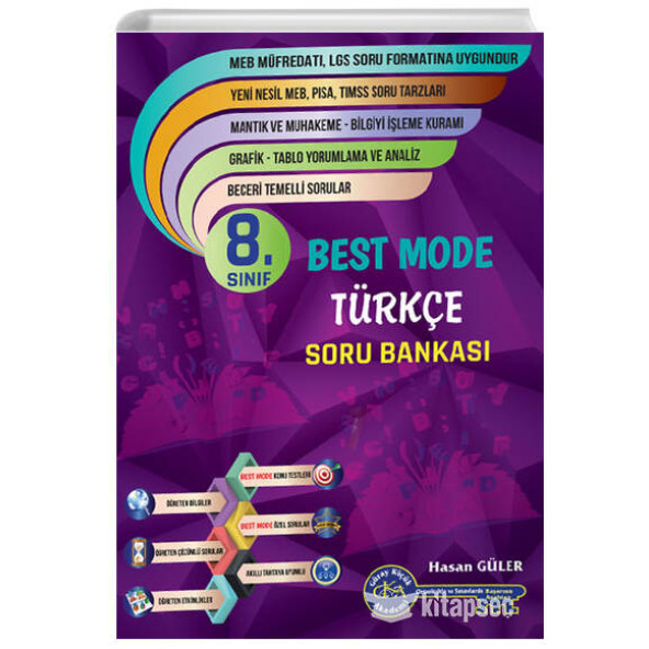 8. Sınıf Türkçe Best Mode Soru Bankası Gür Yayınları