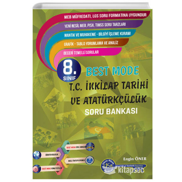 8. Sınıf İnkılap Tarihi ve Atatürkçülük Best Mode Soru Bankası Gür Yayınları