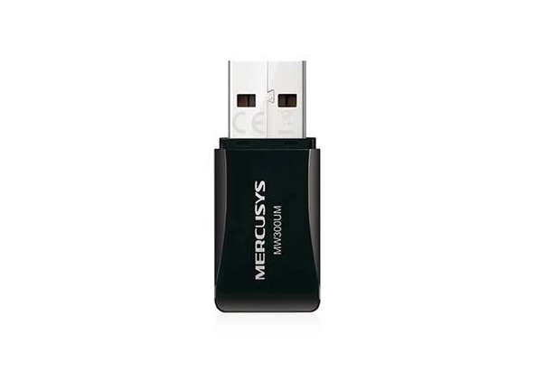 Tp-Link Mercusys MW300UM 300 Mbps Mini Kablosuz USB Adaptör - 2