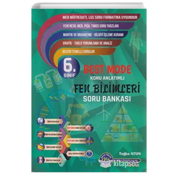 6. Sınıf Fen Bilimleri Best Mode Konu Anlatımlı Soru Bankası Gür Yayınları