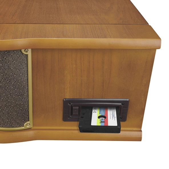 Mikado Nostalgia MN-P325 DÖNENCE Pikap Ahşap 2X5W Stereo Spk MP3 Çalar USB-Radyo-CD-Kaset -BT Müzik - 2