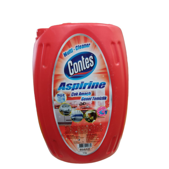 CONTES ASPİRİNE ÇOK AMAÇLI GENEL TEMİZLİK 5 KG & CONTES CİF KREM TEMİZLEYİCİ 5 KG - 2