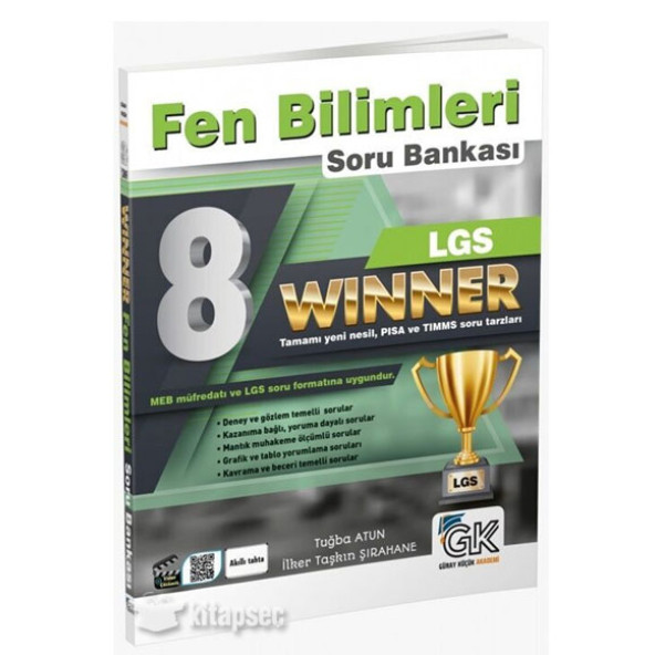 8. Sınıf Fen Bilimleri Winner Soru Bankası Gür Yayınları