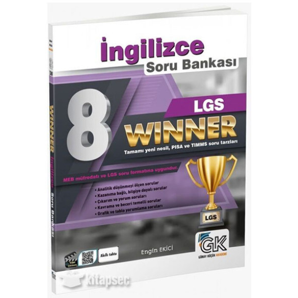 8. Sınıf LGS İngilizce Winner Soru Bankası Gür Yayınları