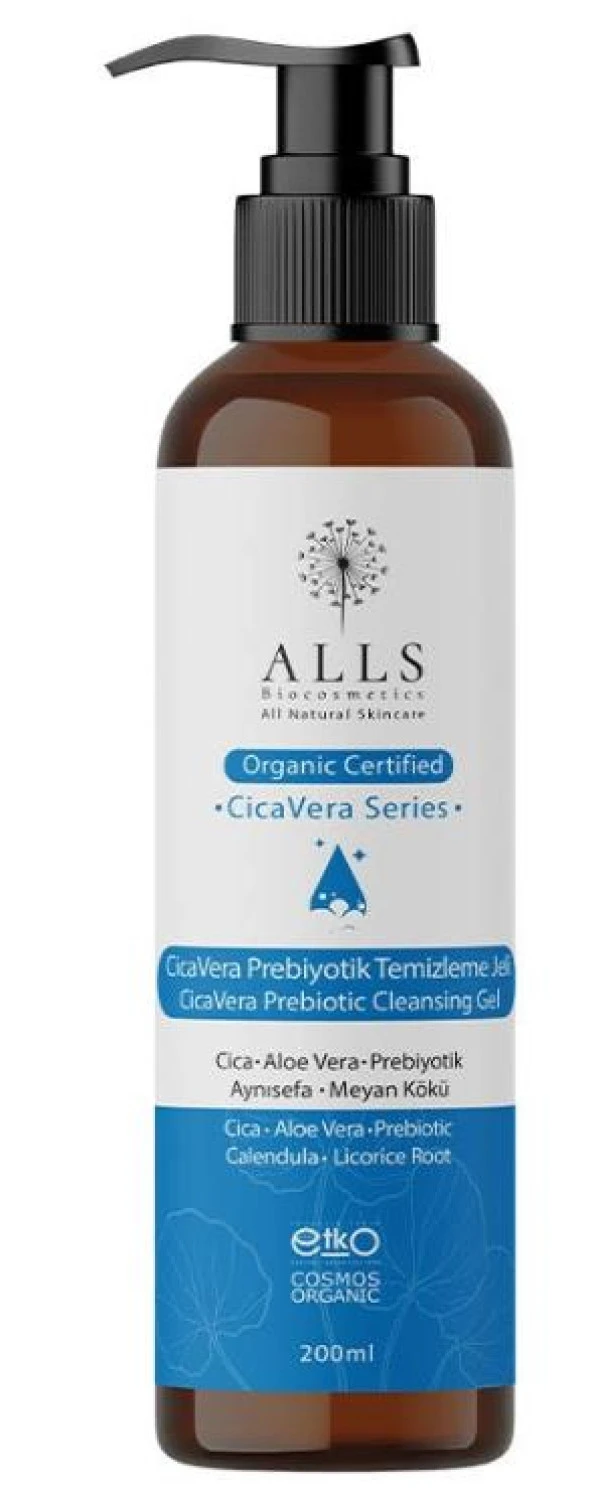 Alls Biocosmetics CicaVera Prebiyotik Temizleme Jeli 200 ml