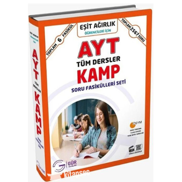 AYT Eşit Ağırlık Soru Fasikülleri Kamp Seti Gür Yayınları