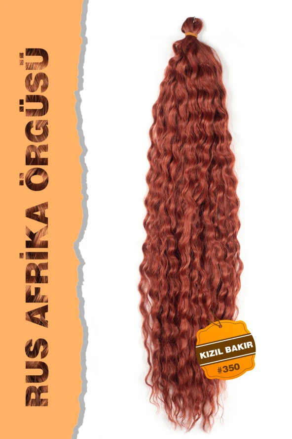 Rus Afro Dalgası Saç – Kızıl Bakır