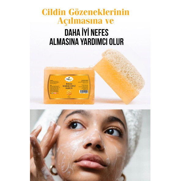 Tubalife Ballı Kabak Lifli Sabun 100gr - 2