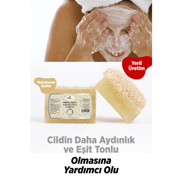 Tubalife Pirinç Özlü Kabak Lifli Sabun 100gr - 3