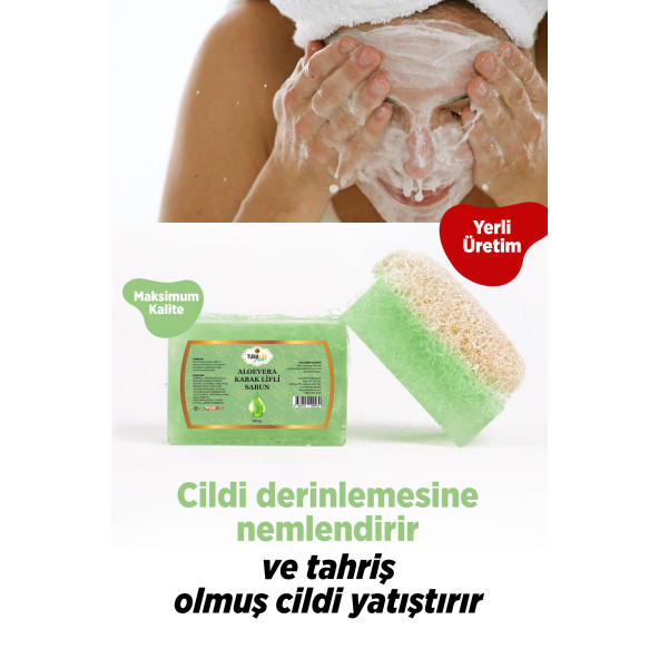 Tubalife Aloe Vera Kabak Lifli Sabun 100gr - 3
