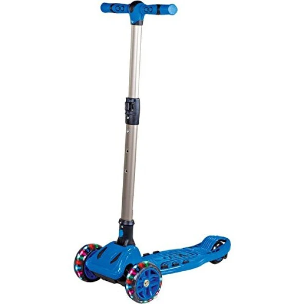 Cool Wheels Maxi Twist 6+ Işıklı 3 Tekerlek Katlanabilir Scooter Mavi