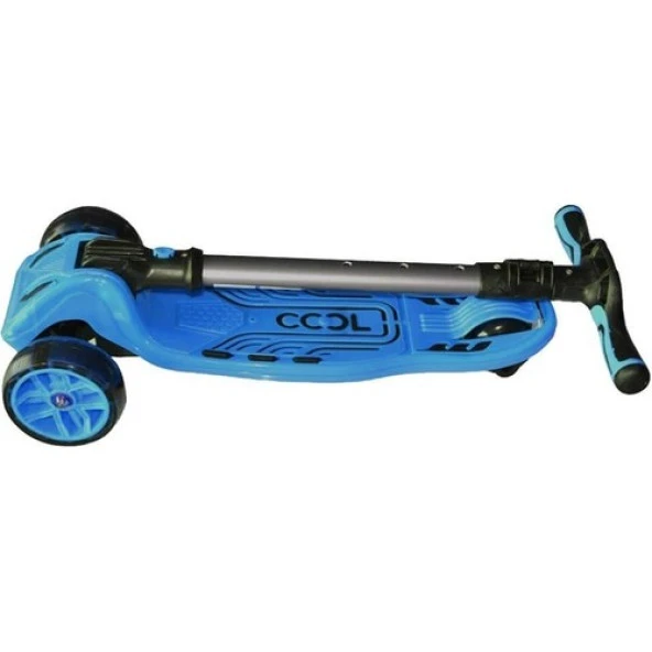 Cool Wheels Maxi Twist 6+ Işıklı 3 Tekerlek Katlanabilir Scooter Mavi - 2
