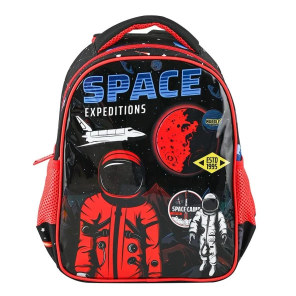 Muggle Tek Bölmeli Space Expeditions Anaokulu Sırt Çantası MU-9133