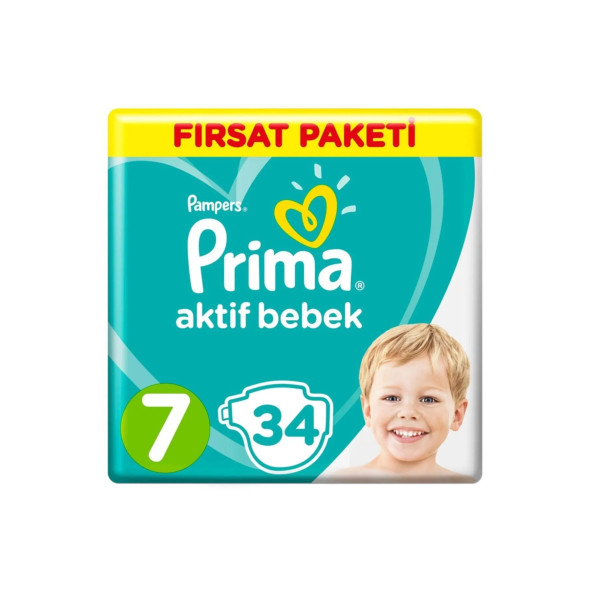 Prima Aktif Bebek 7 Numara Xx Large 34 Adet 3 Lü Set 102 Adet - 3