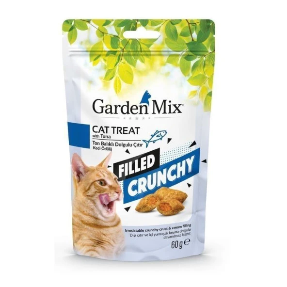 Garden Mix Ton Balıklı İçi Dolgulu Kedi Ödülü 60 Gr