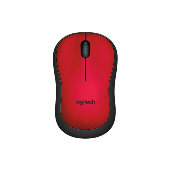 Logitech M220 Sessiz Kompakt Kablosuz Mouse - Kırmızı