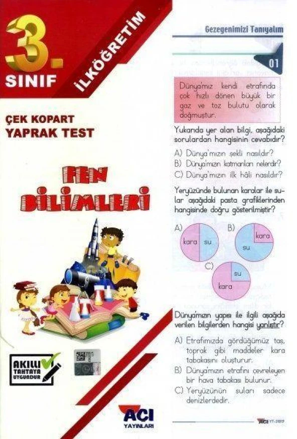 3. Sınıf Fen Bilimleri Yaprak Test ürün görseli 1