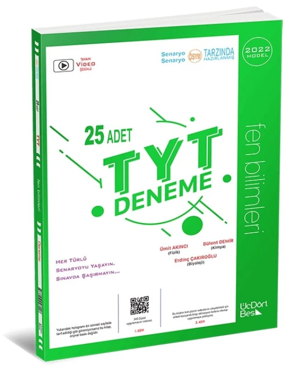 Yks Tyt Fen Bilimleri Deneme ( İadesizdir ) ürün görseli 1