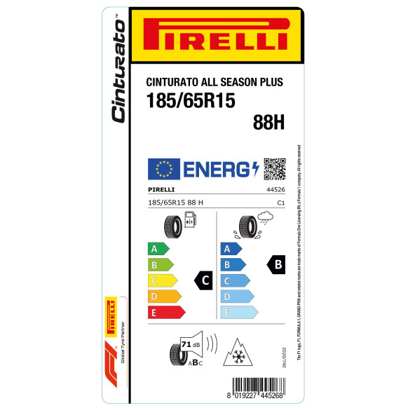 Pirelli 185/65R15 88H Cınturato All Season Plus 4 Mevsim Lastik 2024 - 4