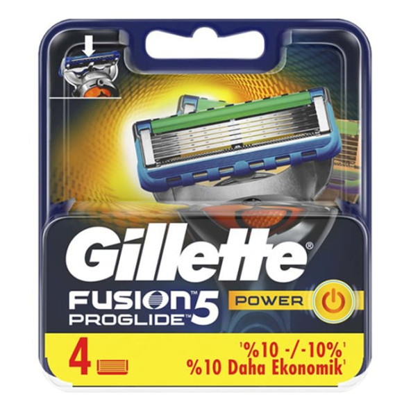 Gillette Fusion ProGlide Power Yedek Tıraş Bıçağı 4'lü