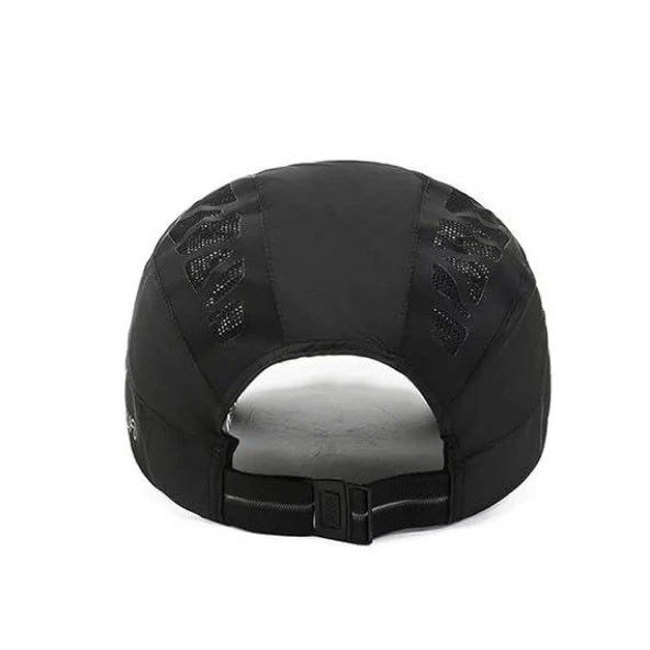 Valkyrie Unisex Yazlık Kasket Şapka Hava Alan Ayarlanabilir Terletmez Kadın Erkek Siyah - 6