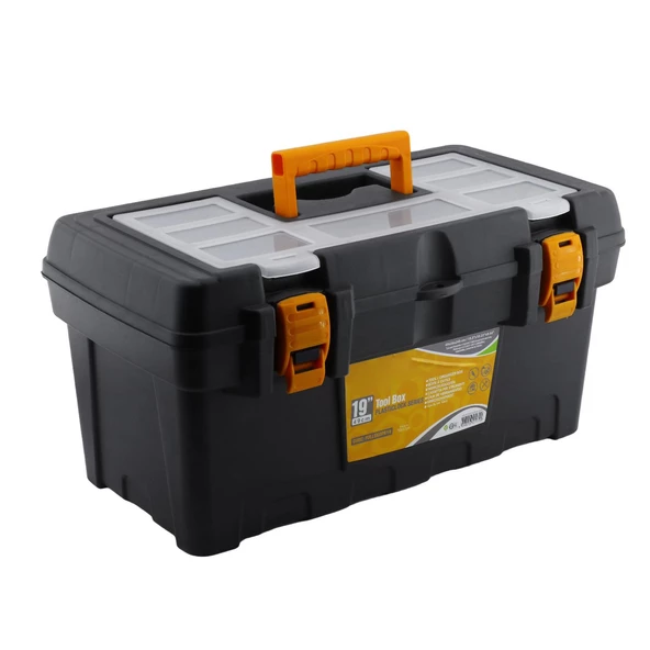 Alet Çanta Kulplu Taşınabilir Bölmeli Takım Çantası 49 cm Plastik Açma Kapatmalı 19'' İnç Organizer - Resim 4