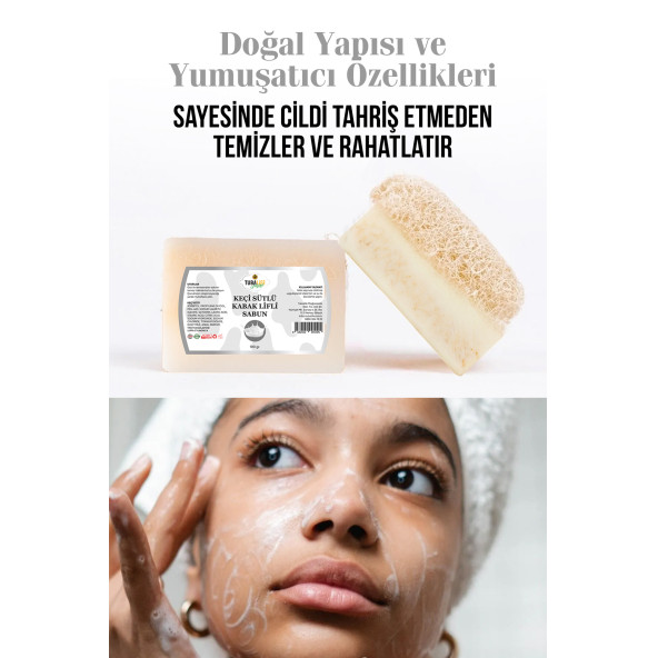 Tubalife Keçi Sütlü Kabak Lifli Sabun 100 gr - 2