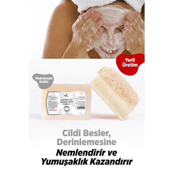 Tubalife Keçi Sütlü Kabak Lifli Sabun 100 gr - 3