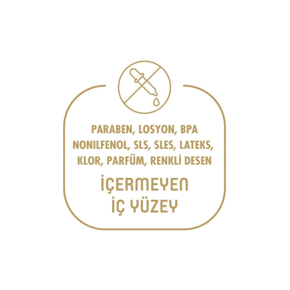 Pure Baby Organik Pamuklu Cırtlı Bez 4'lü Paket 3 Numara Midi 224 Adet - 2