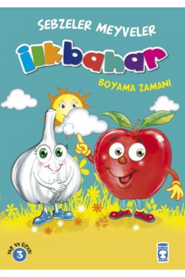 İlkbahar Boyama Zamanı - Sebzeler Meyveler