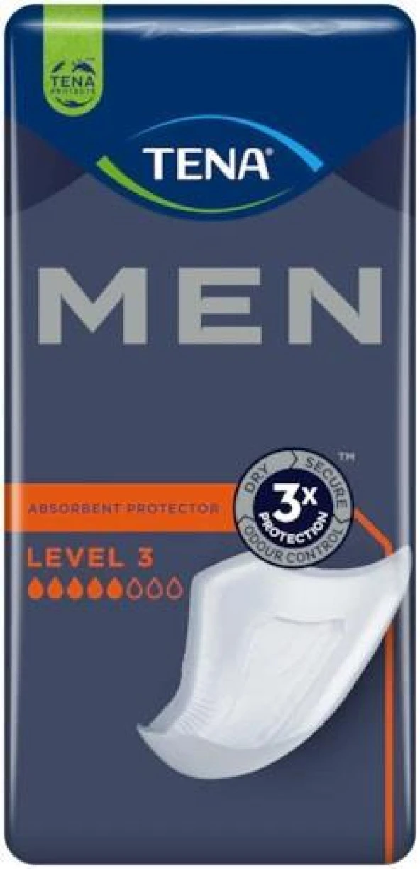 Tena Level 3 16'lı Erkek Mesane Pedi - 1