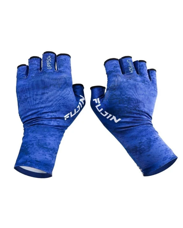 Fujin Pro Angler Summer Gloves Blue L/XL - 3