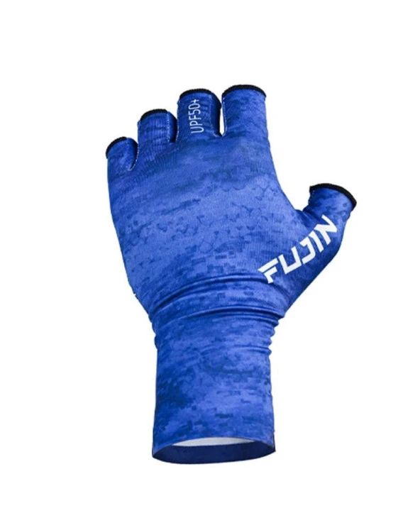 Fujin Pro Angler Summer Gloves Blue L/XL - 4