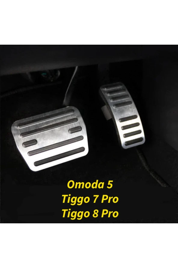 YıldızTuning Chery Tiggo 7 8 Pro Omoda 5 Spor Metal Pedal Seti Aksesuar