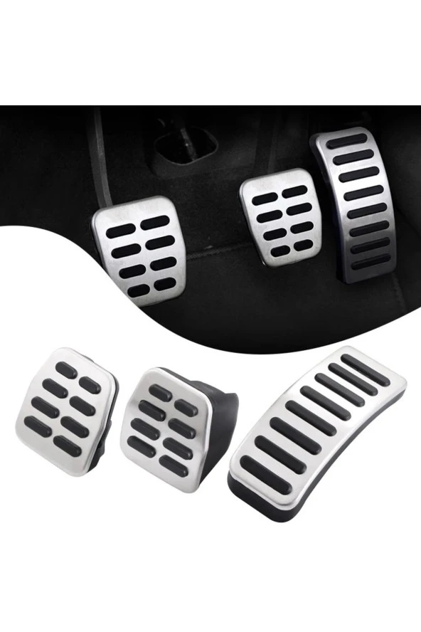 YıldızTuning Polo 6R Manuel Metal Pedal Seti 2009-2014