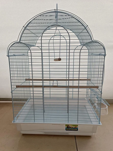 Netx Bombeli Paraket Kafesi Beyaz 42x30x57 cm