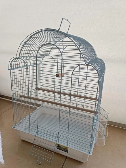 Netx Bombeli Paraket Kafesi Beyaz 42x30x57 cm - 2