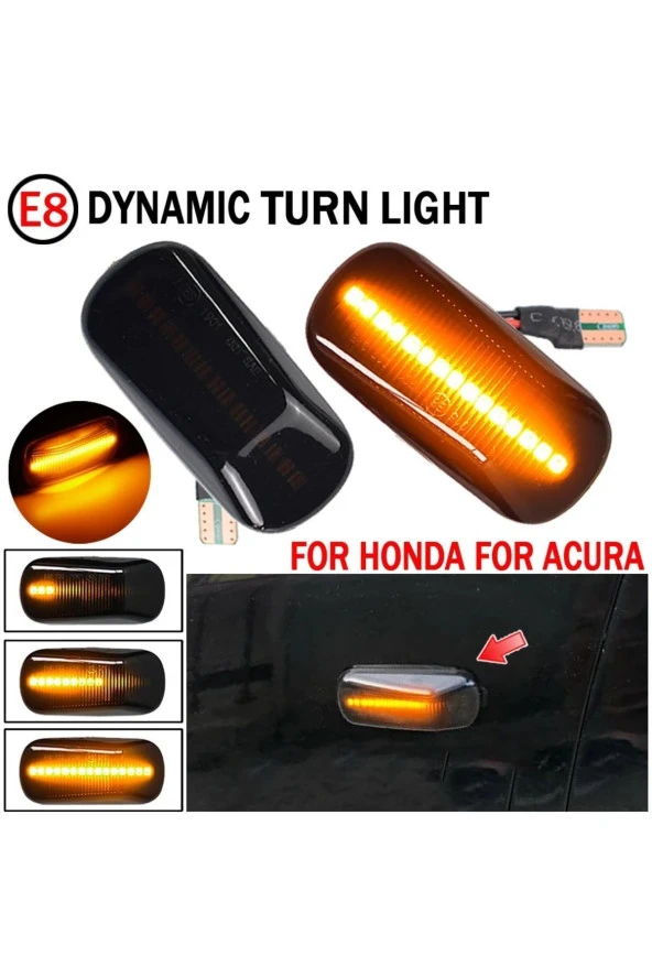 YıldızTuning Honda Accord Kayar Led Çamurluk Sinyali 1997-2013