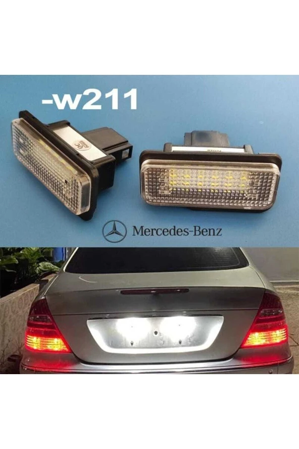 YıldızTuning Mercedes Benz W211 Led Plaka Lambası Takımı