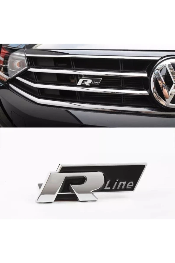 YıldızTuning T-roc R-line Panjur Logosu Rline Yapıştırmalı