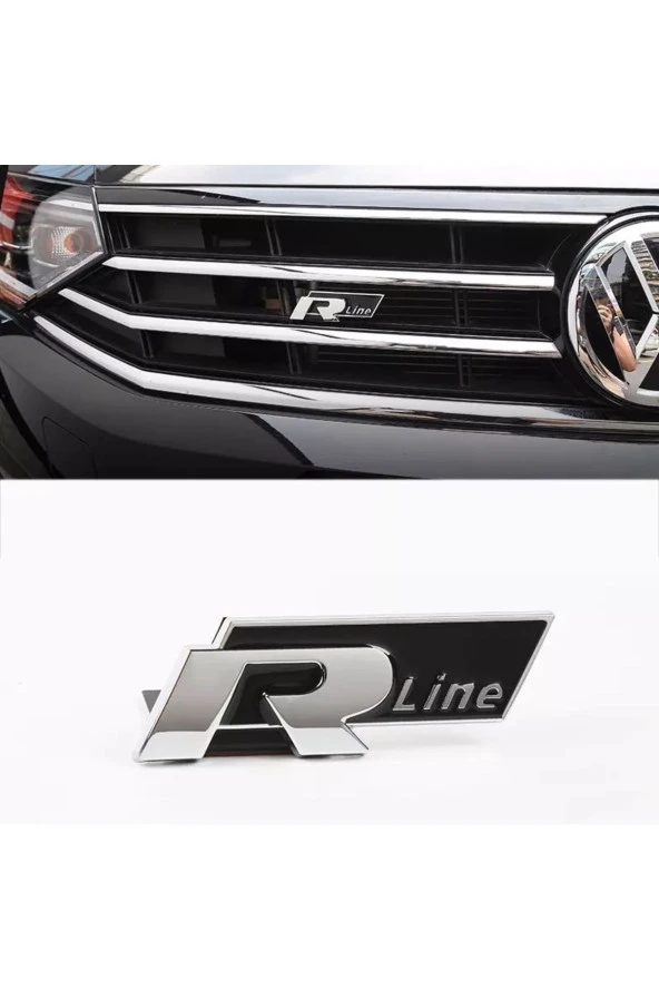 YıldızTuning Passat B8 R-line Panjur Logosu Rline Yapıştırmalı