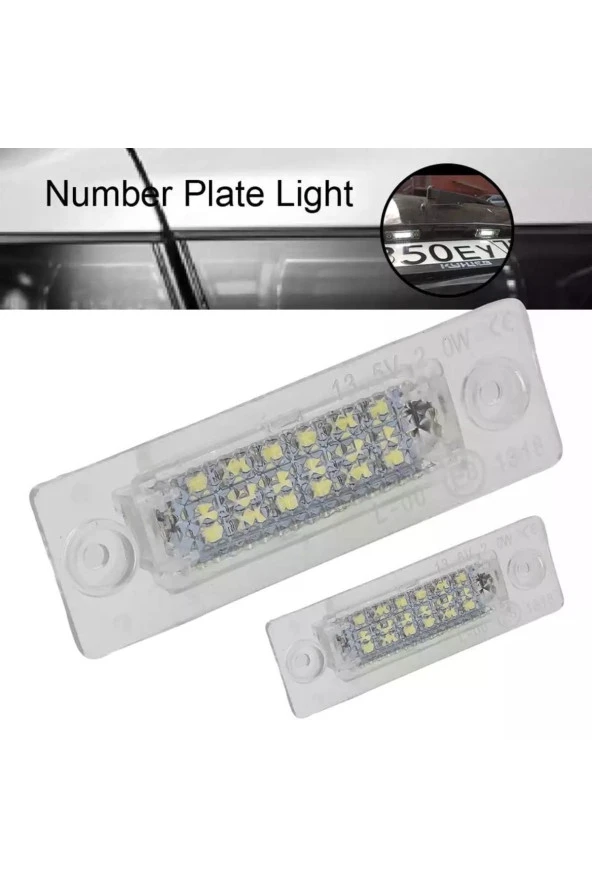 YıldızTuning Vw Caddy Led Plaka Aydınlatma Lambası Takımı 2004-2013