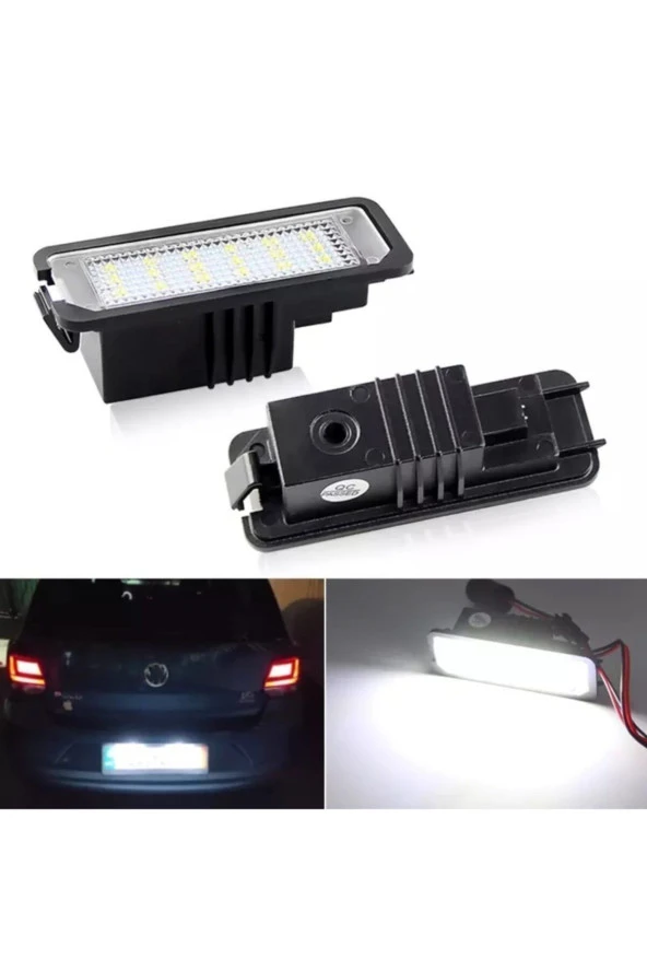 YıldızTuning Vw Golf 7 Beyaz Led Plaka Aydınlatma Lambası